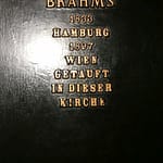 Johannes Brahms wurde hier getauft
