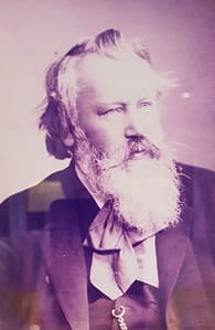 Brahms Triplex Fotografie von 1889
