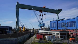Portalkran der Sietas Werft Hamburg