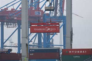Container der Reederei Hamburg Süd