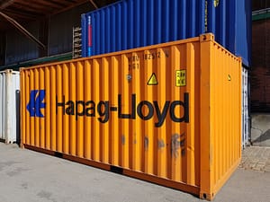 Hapag-Lloyd Container im klassischen orange